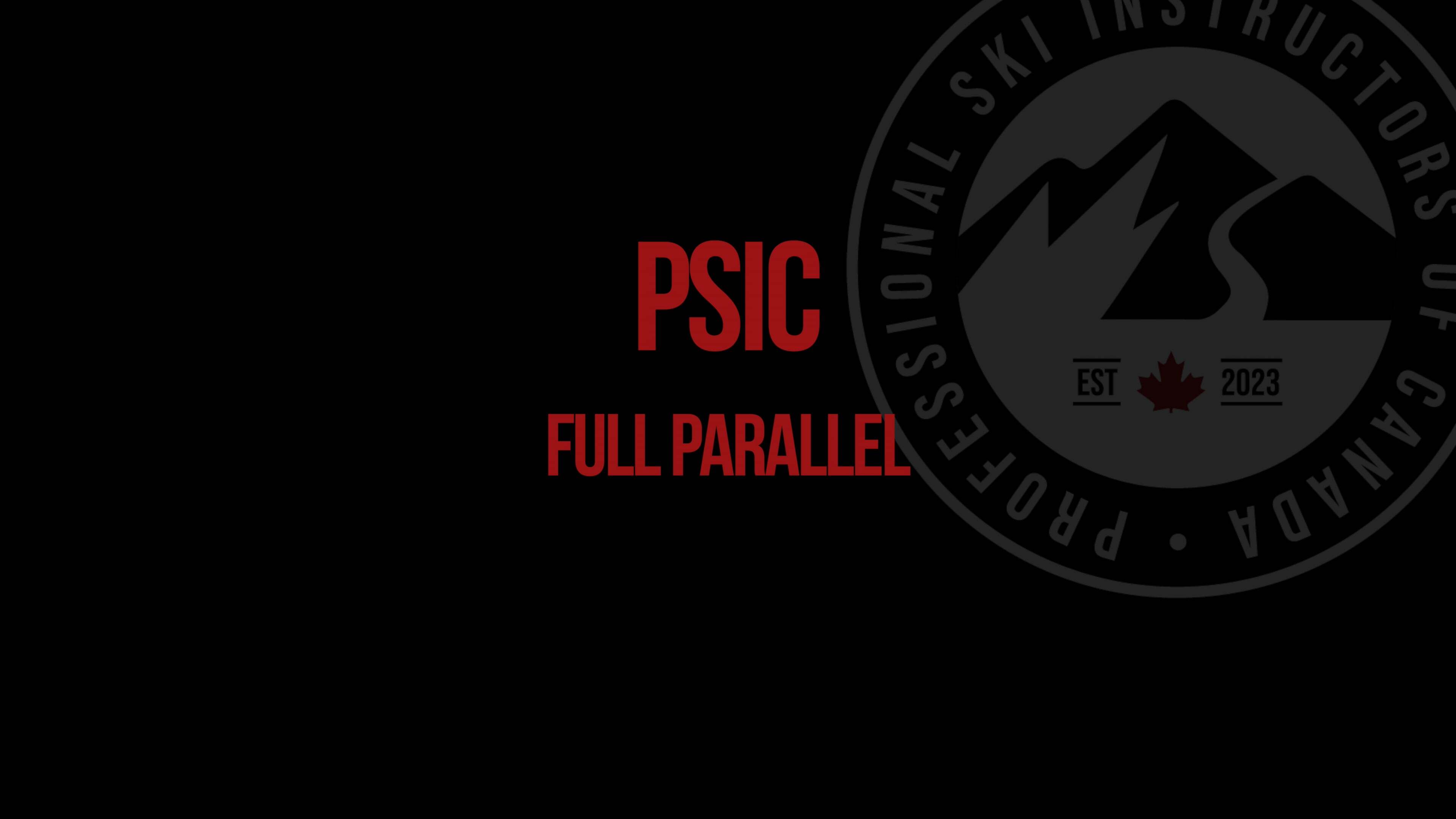 Full Parallel Skiing